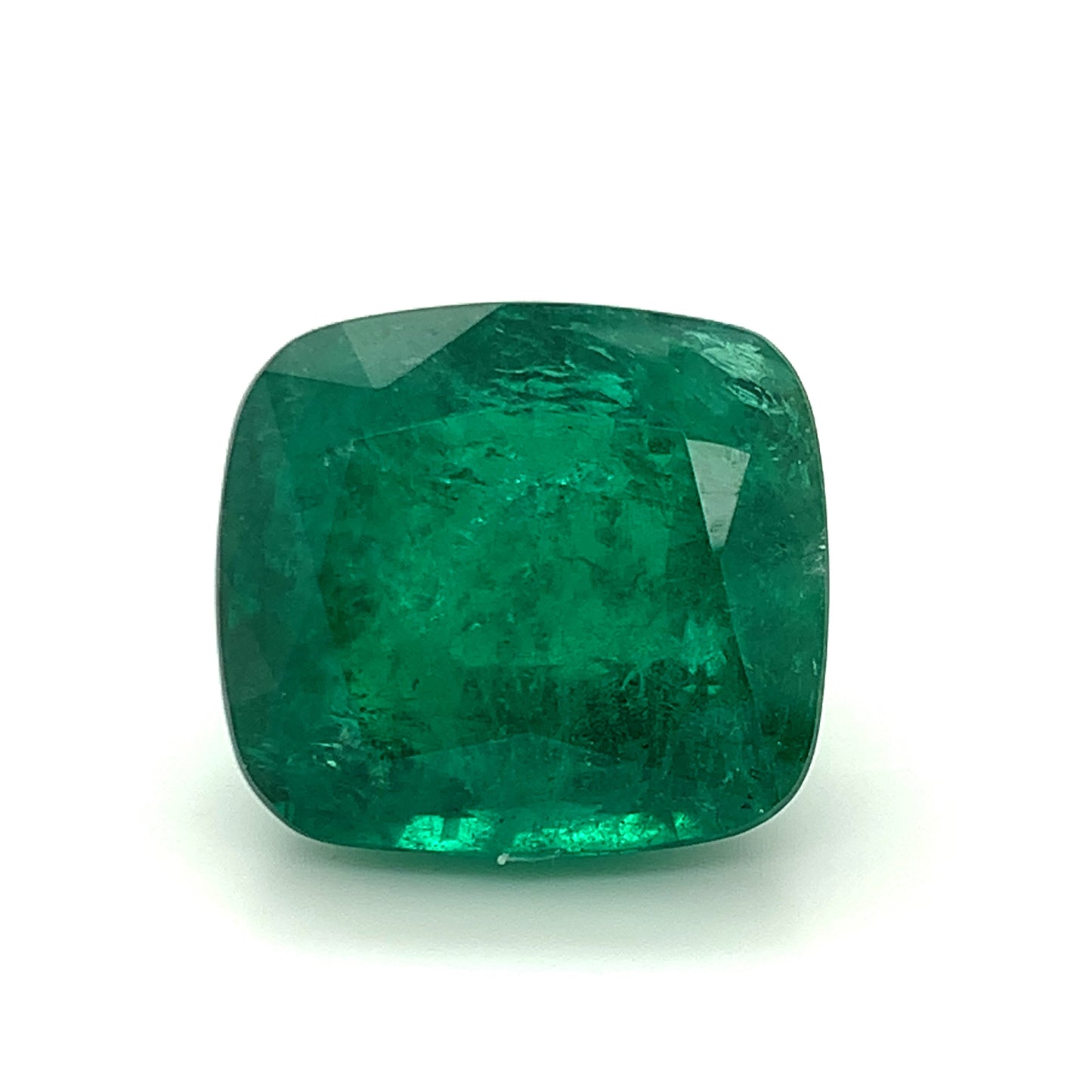 
                  
                    23.00x19.00x0.00mm Cushion Emerald (1 pc 51.62 ct)
                  
                