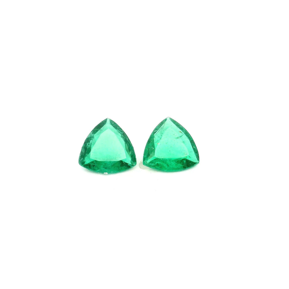 8.00x0.00x0.00mm Trillion Emerald (2 pc 2.16 ct)