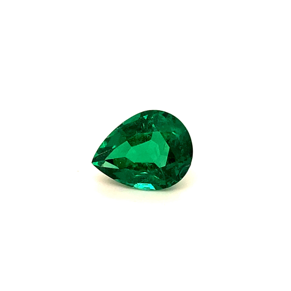 14.67x11.29x7.85mm Pear-shaped Emerald (1 pc 7.13 ct)
