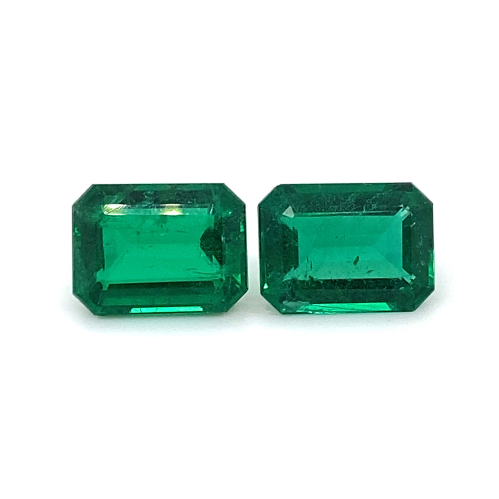 11.43x8.61x4.99mm Octagon Emerald (2 pc 7.33 ct)