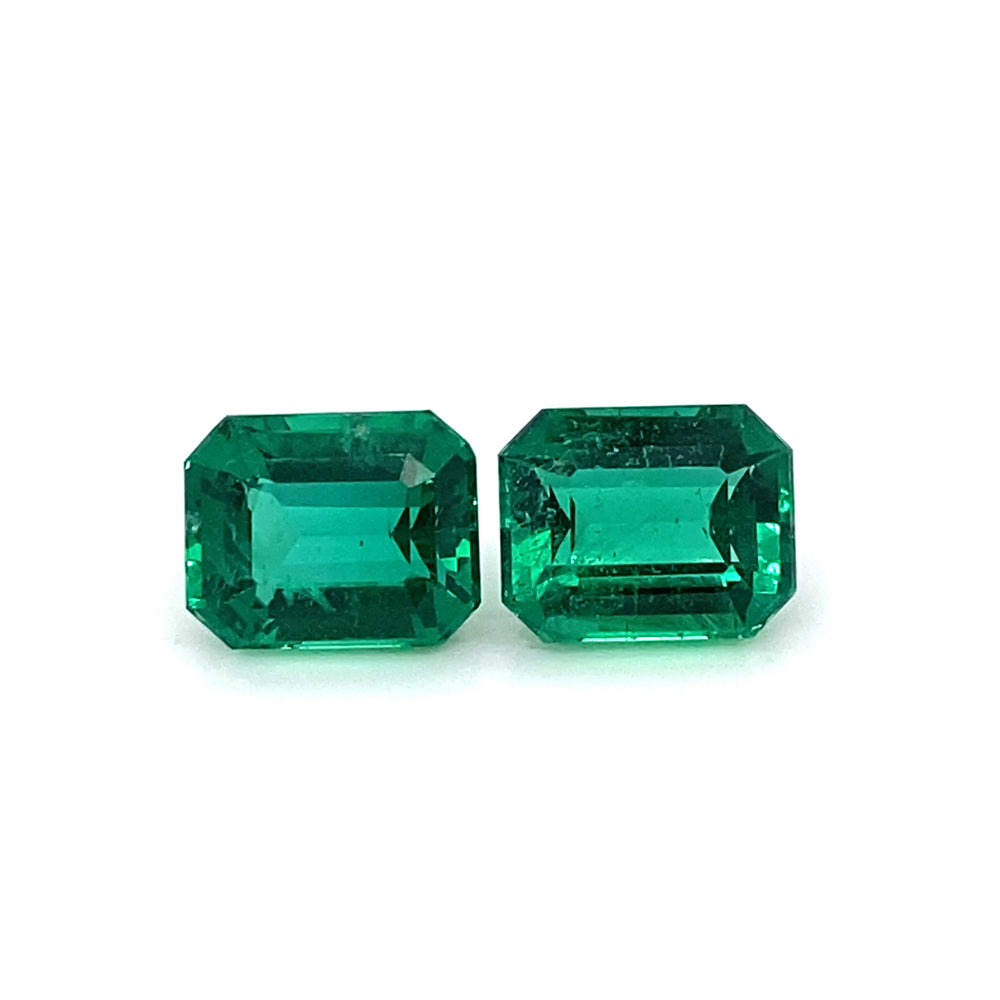 9.45x7.57x5.19mm Octagon Emerald (2 pc 5.43 ct)