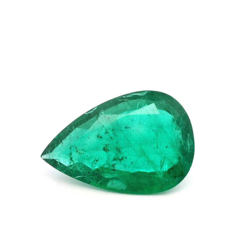 28.00x18.00x0.00mm Pear-shaped Emerald (1 pc 24.10 ct)