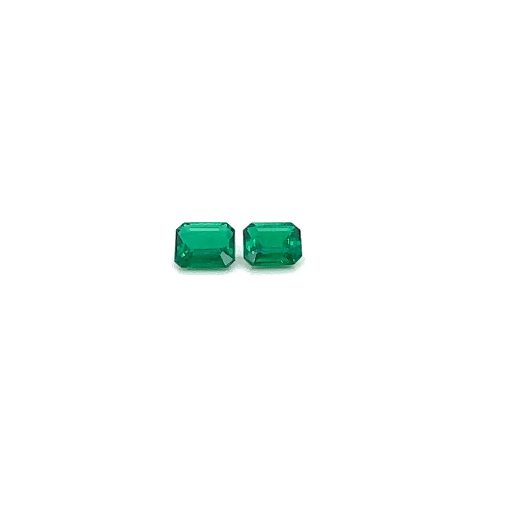 9.73x8.01x0.00mm Octagon Emerald (2 pc 5.77 ct)