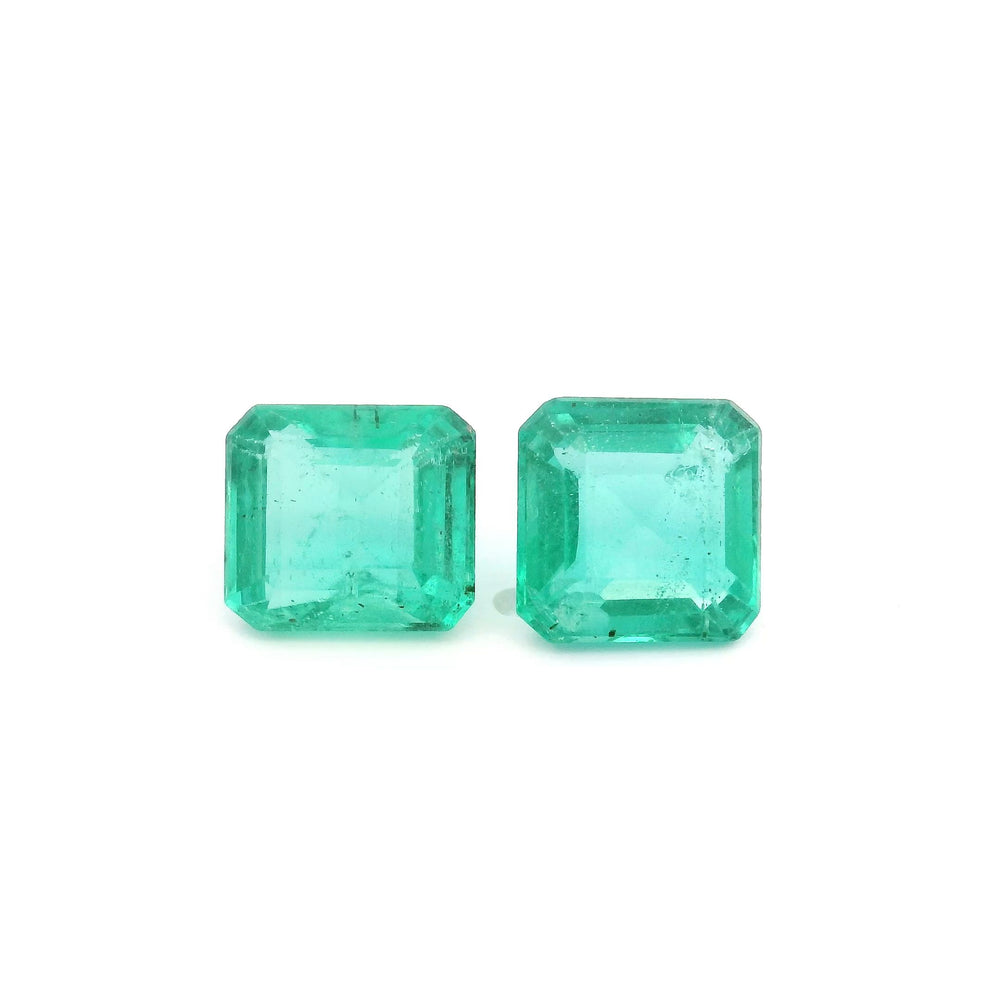 8.20x7.41x0.00mm Octagon Emerald (2 pc 4.87 ct)