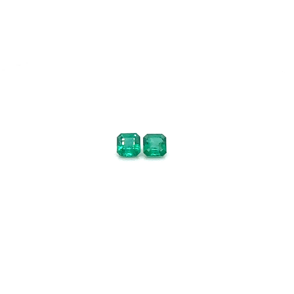 6.73x6.66x0.00mm Octagon Emerald (2 pc 3.16 ct)