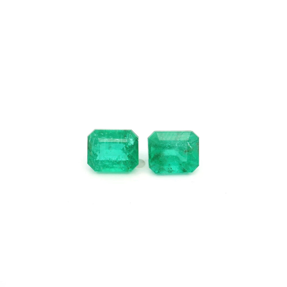 5.91x4.89x0.00mm Octagon Emerald (2 pc 1.86 ct)