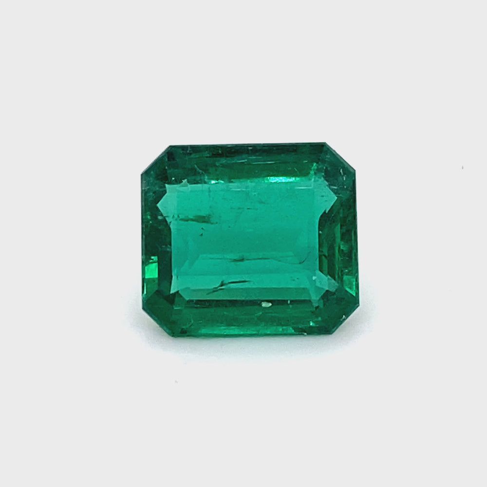 
                  
                    Load and play video in Gallery viewer, 13.48x11.92x5.89mm Octagon Emerald (1 pc 7.57 ct)
                  
                