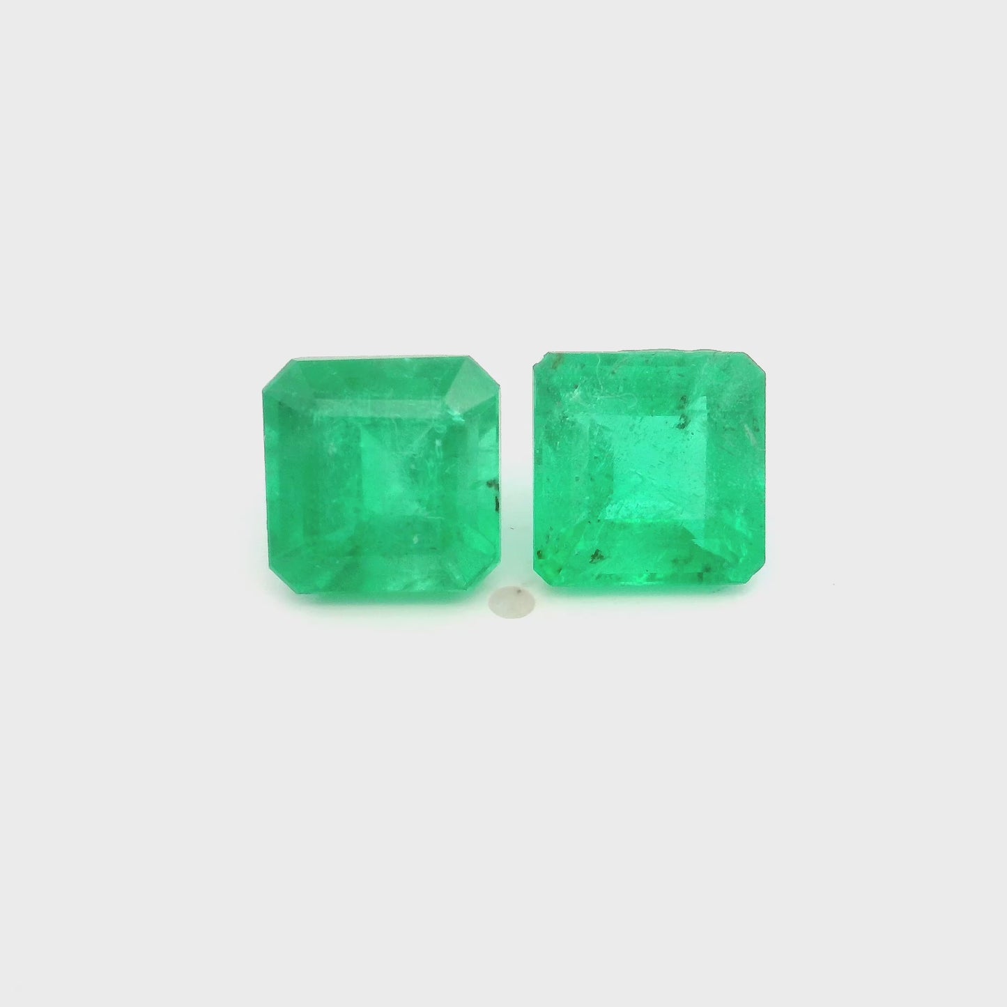 7.93x7.95x0.00mm Octagon Emerald (2 pc 5.29 ct)