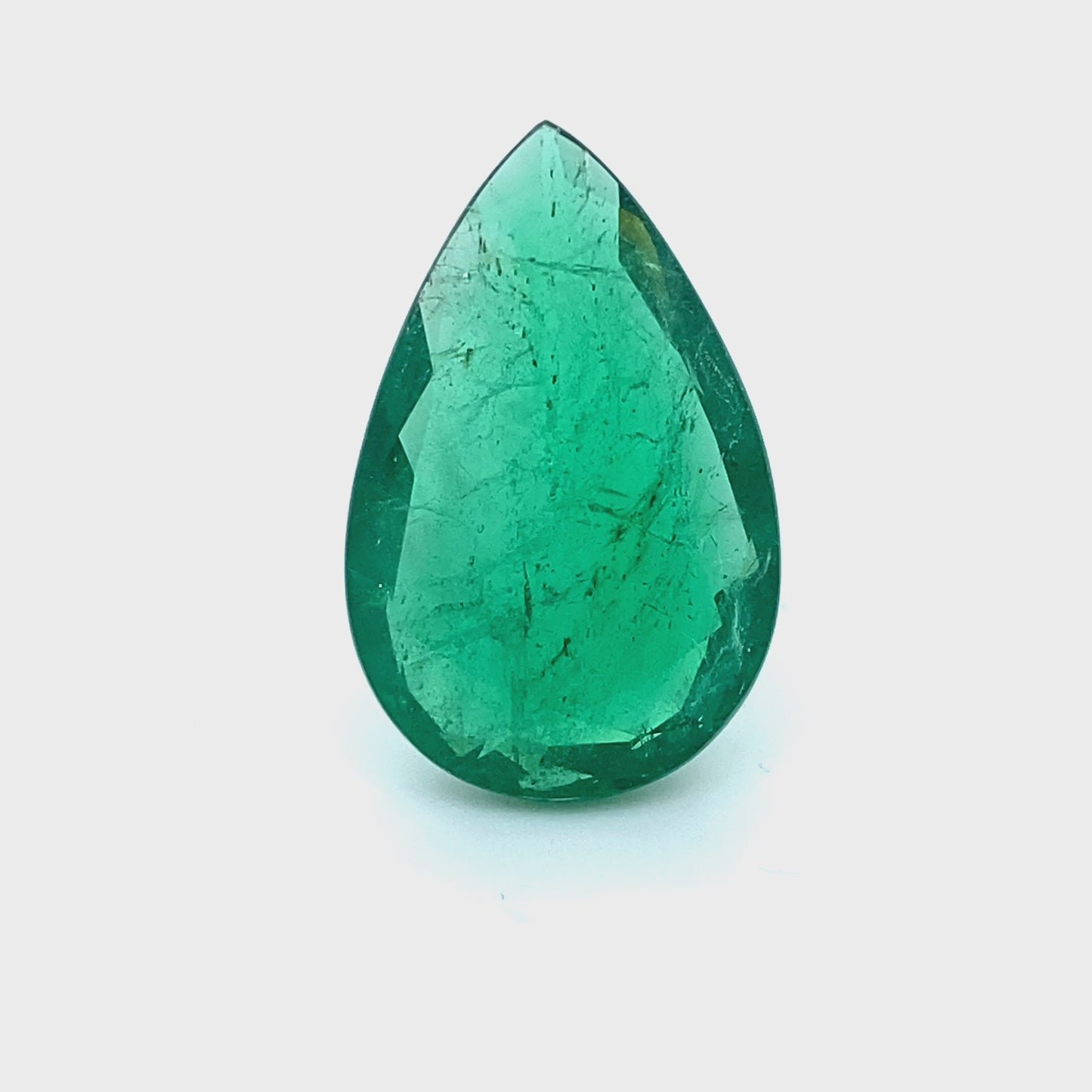 24.00x16.00x6.75mm Pear-shaped Emerald (1 pc 16.07 ct)