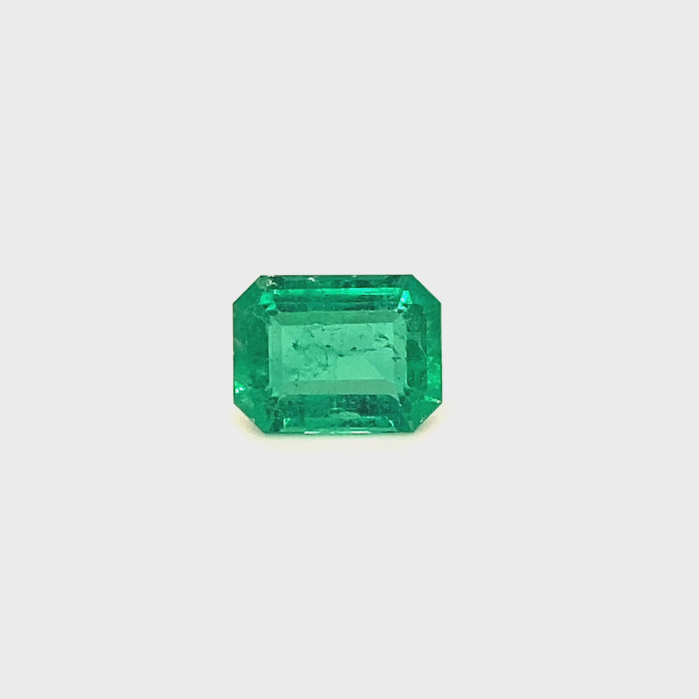 
                  
                    Load and play video in Gallery viewer, 11.10x8.44x5.11mm Octagon Emerald (1 pc 3.53 ct)
                  
                