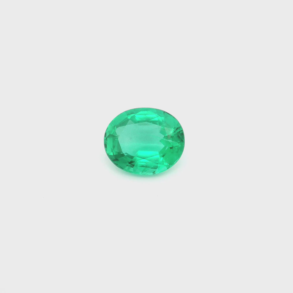 11.70x9.73x5.80mm Oval Emerald (1 pc 4.08 ct)