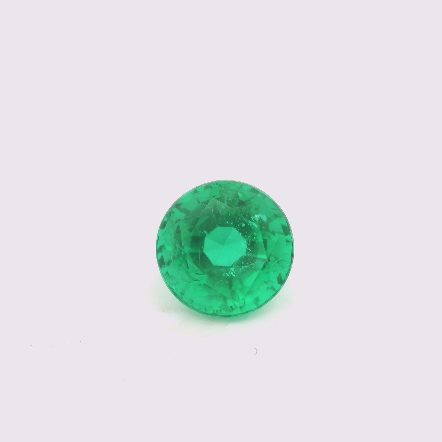 9.86x9.91x7.75mm Round Emerald (1 pc 4.34 ct)