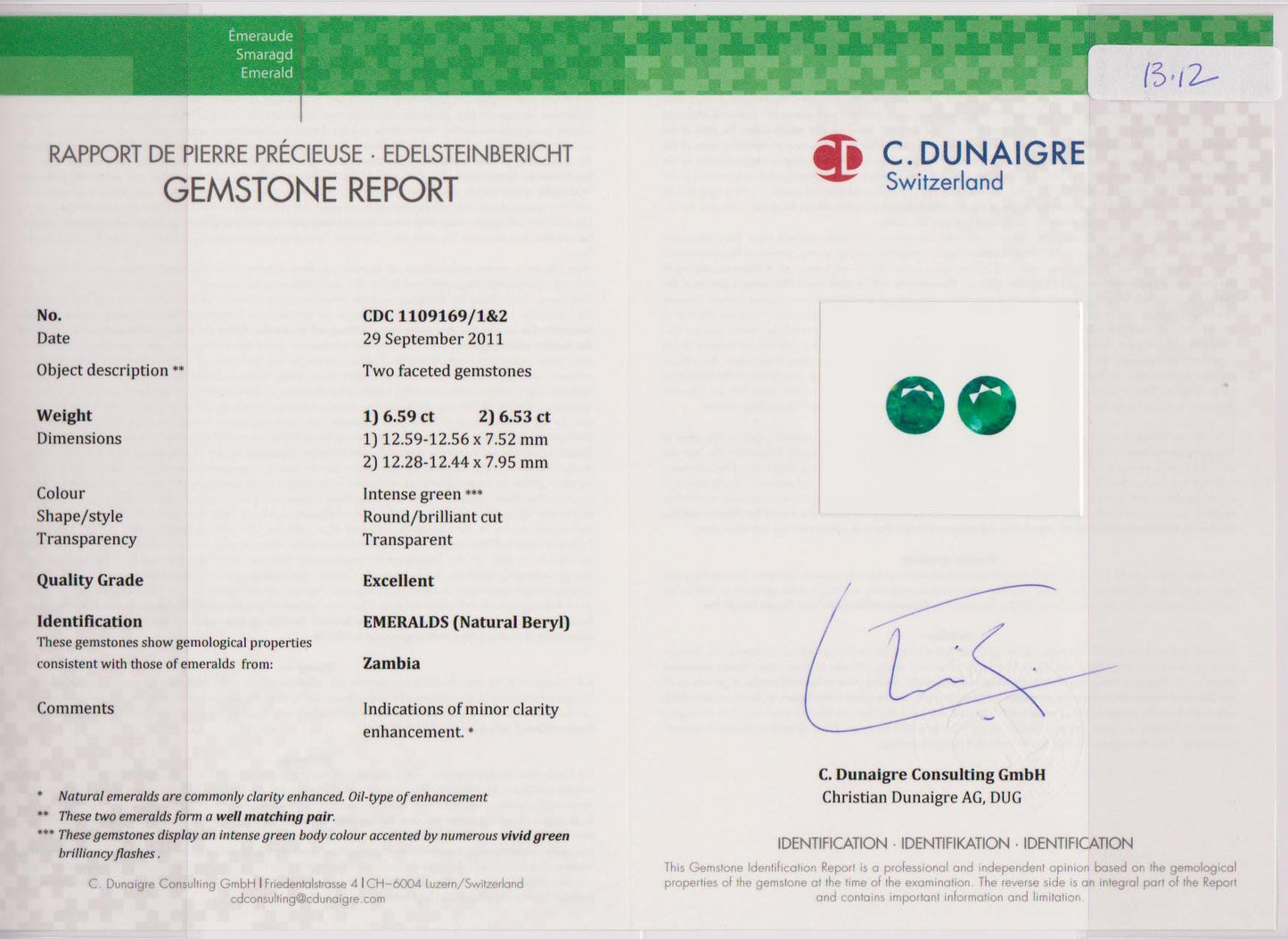 
                  
                    12.56x12.59x7.52mm Round Emerald (1 pc 6.59 ct)
                  
                