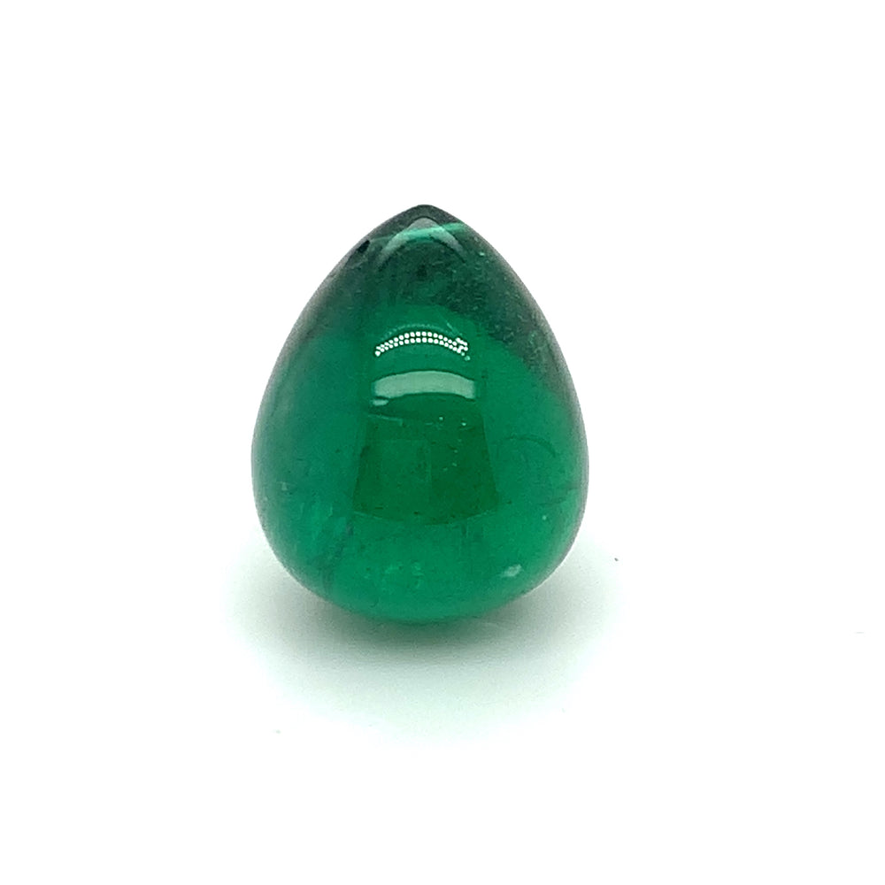 15.95x13.10x12.95mm Drop Emerald (1 pc 18.09 ct)