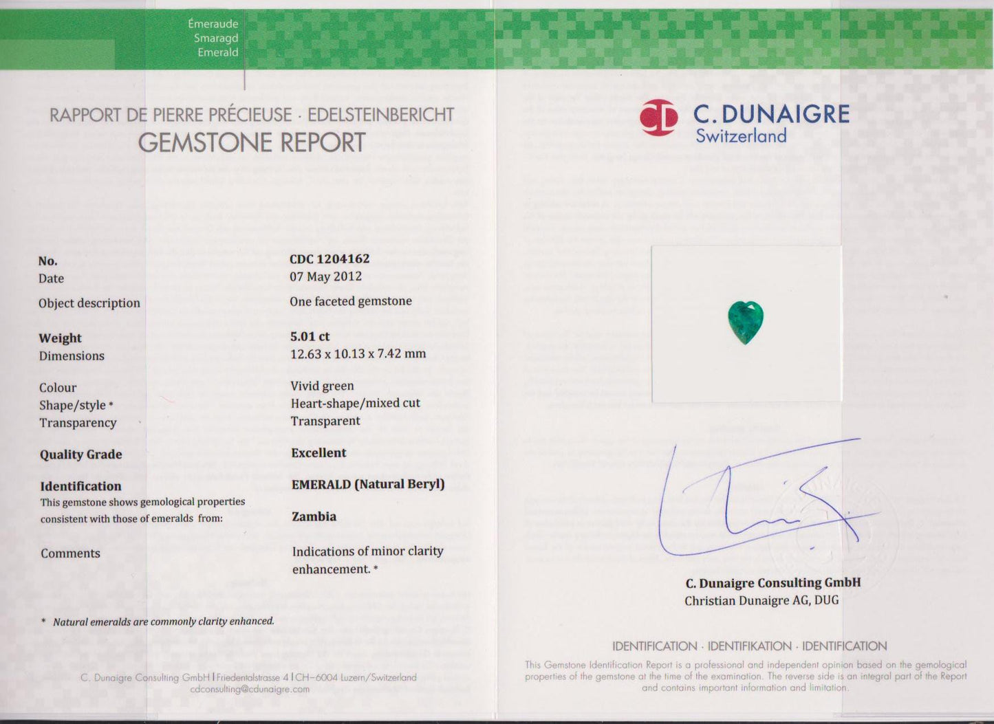 
                  
                    12.63x10.13x7.42mm Heart-shaped Emerald (1 pc 5.01 ct)
                  
                