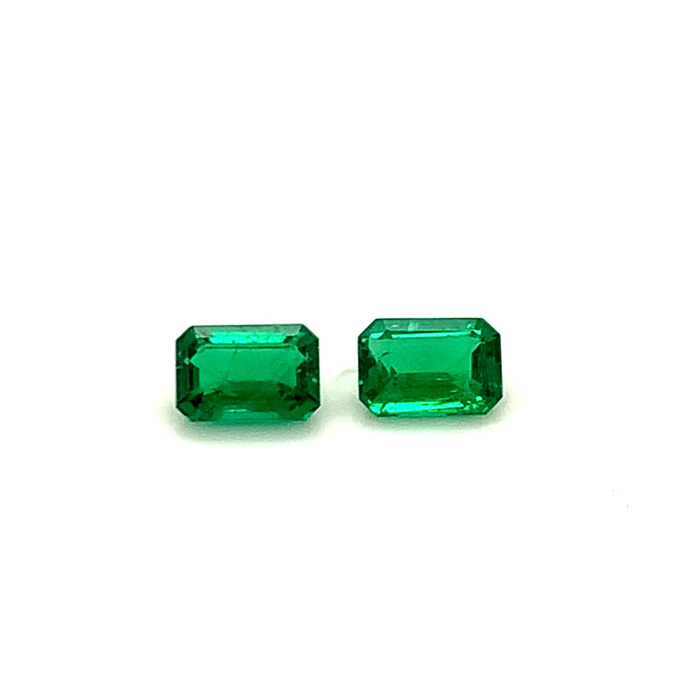 7.25x4.90x3.41mm Octagon Emerald (2 pc 1.78 ct)