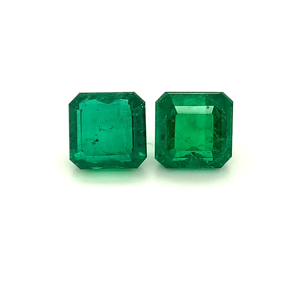 10.31x10.27x6.26mm Octagon Emerald (2 pc 11.77 ct)
