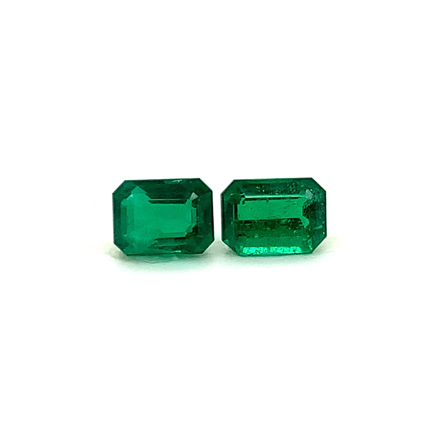 9.61x7.25x5.38mm Octagon Emerald (2 pc 5.82 ct)