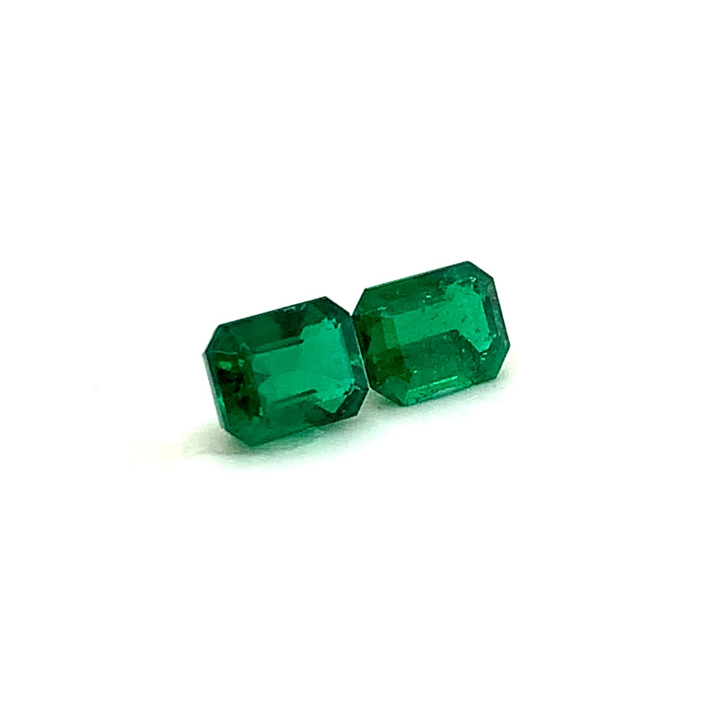 9.61x7.25x5.38mm Octagon Emerald (2 pc 5.82 ct)