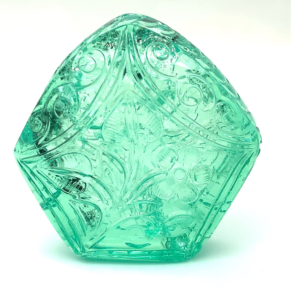 47.12x47.28x14.86mm Carving Emerald (1 pc 280.93 ct)