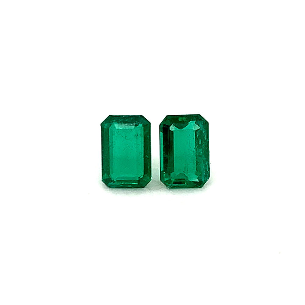 7.90x5.30x5.61mm Octagon Emerald (2 pc 2.06 ct)