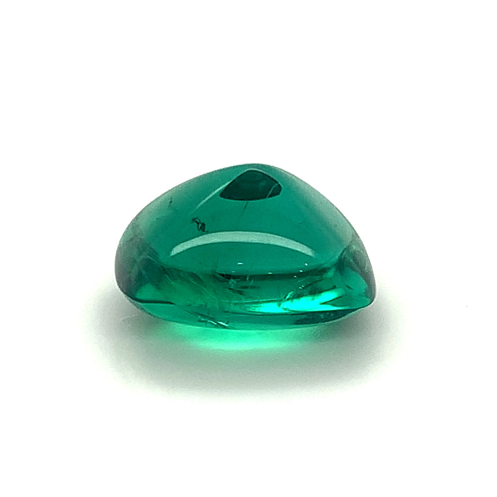 18.03x13.64x11.49mm Cushion Sugar Loaf Emerald (1 pc 18.73 ct)