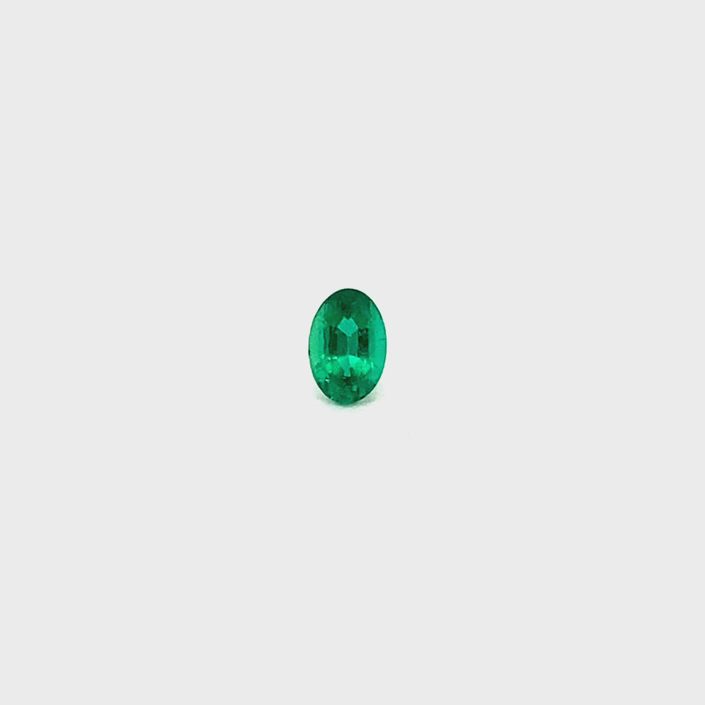 
                  
                    Load and play video in Gallery viewer, 6.03x4.11x3.18mm Oval Emerald (1 pc 0.47 ct)
                  
                