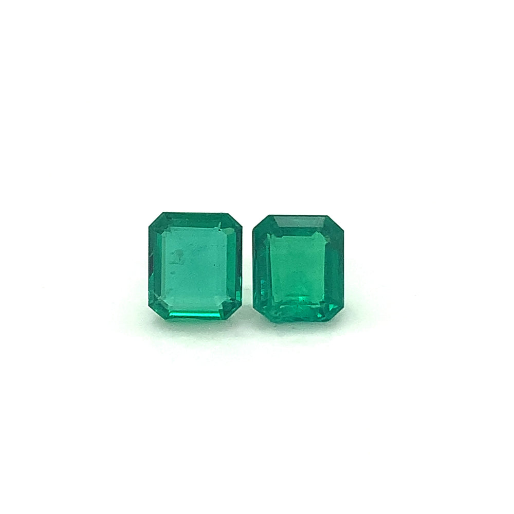7.90x6.86x3.42mm Octagon Emerald (2 pc 2.96 ct)