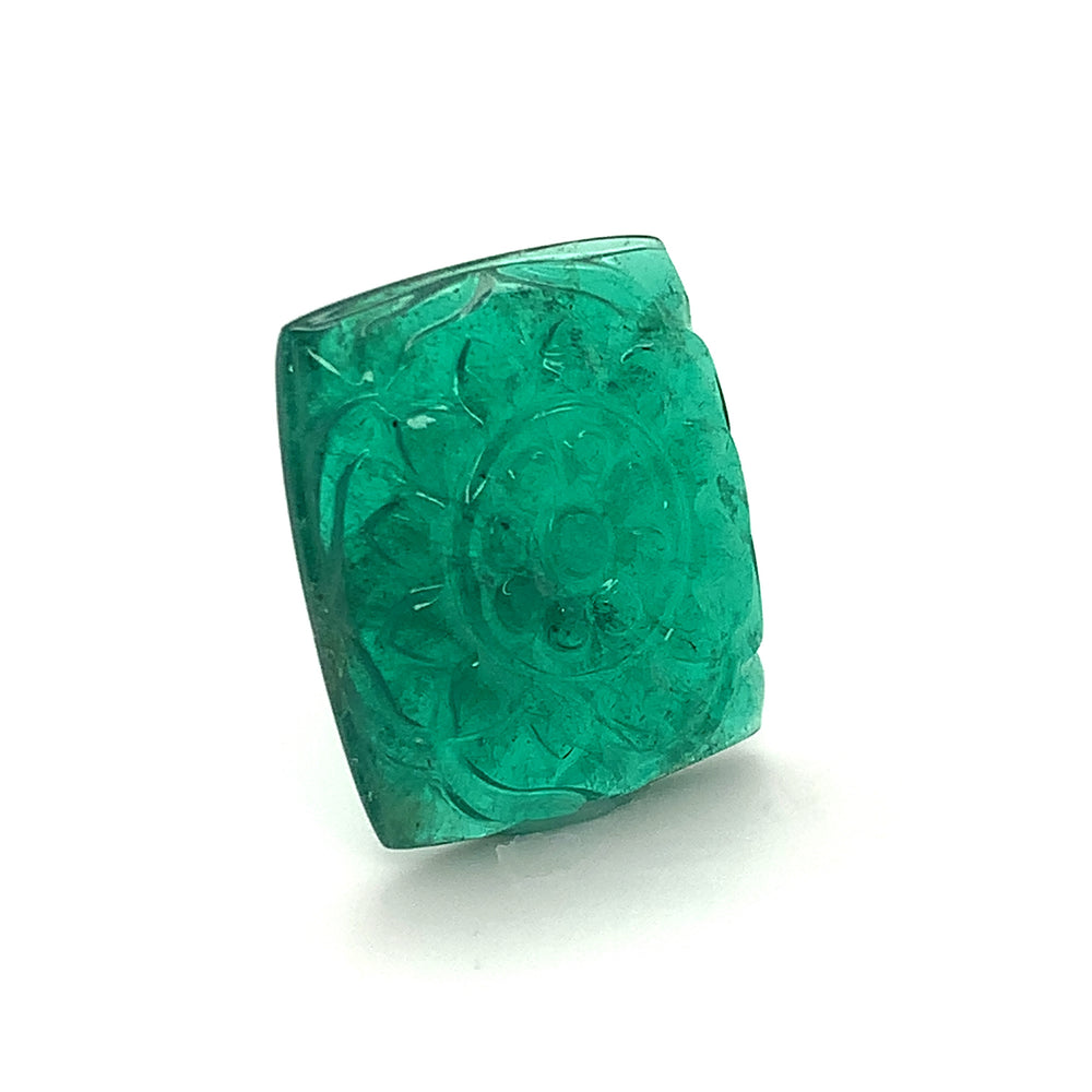 
                  
                    22.10x19.34x5.60mm Carving Emerald (1 pc 21.03 ct)
                  
                