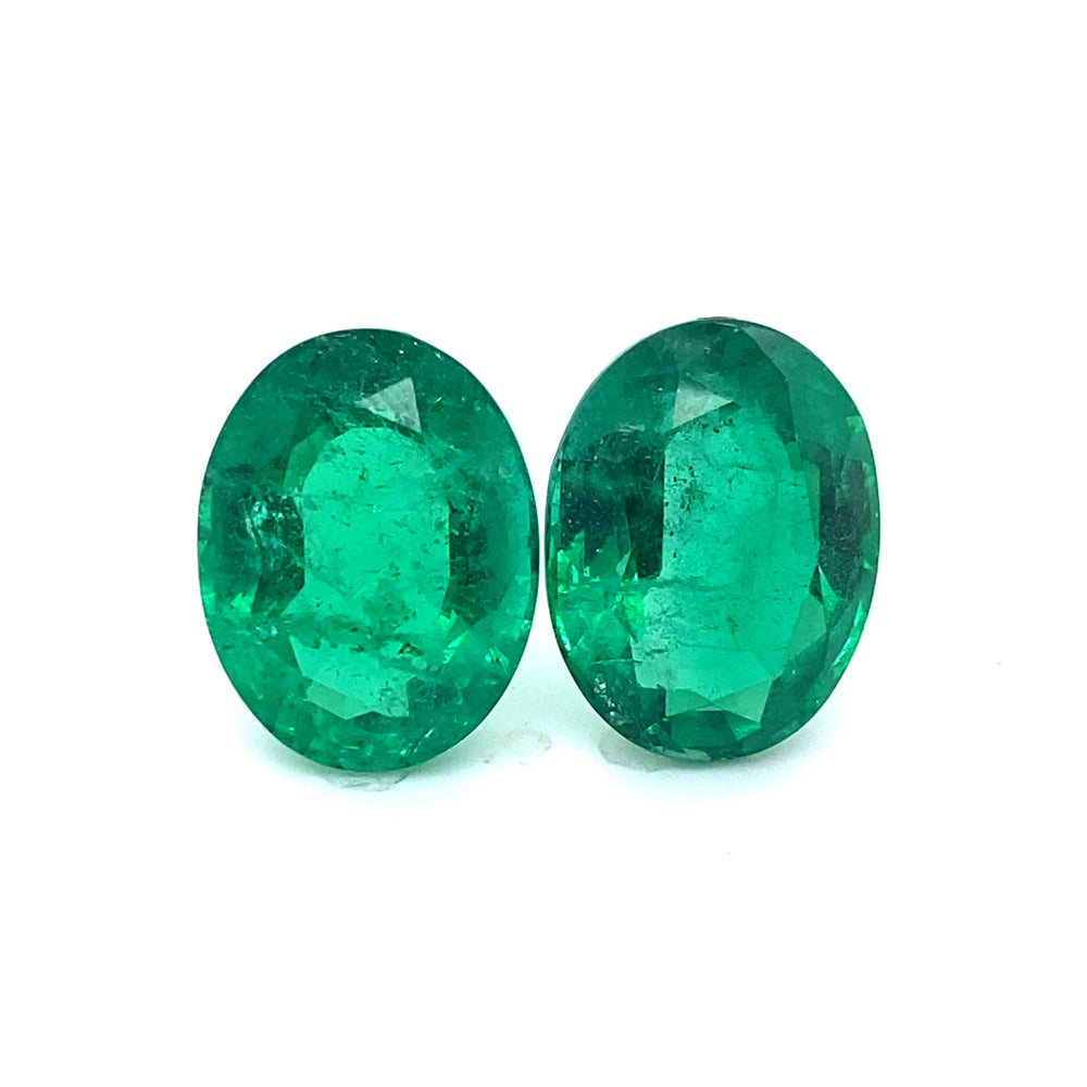 
                  
                    17.02x13.10x8.22mm Oval Emerald Pair (2 pc 22.94 ct)
                  
                