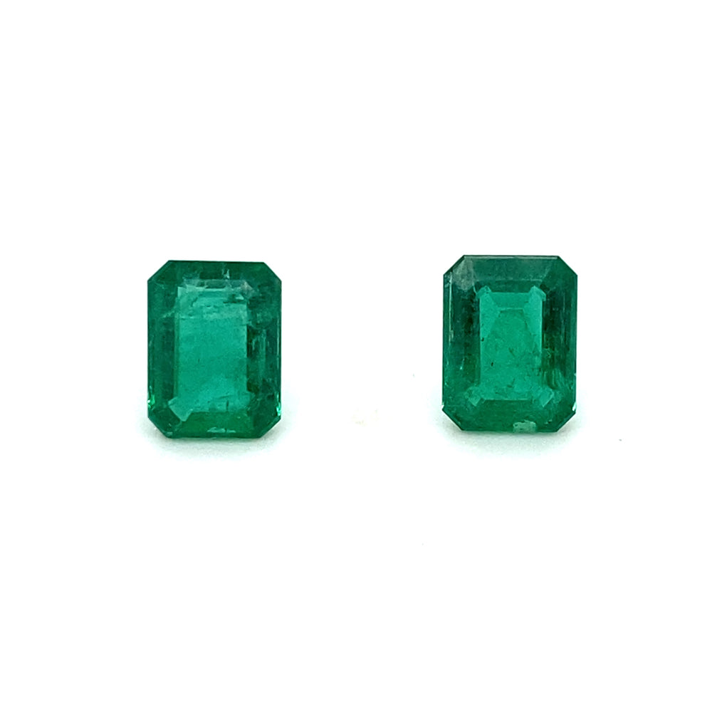 9.00x6.90x6.79mm Octagon Emerald (2 pc 4.06 ct)