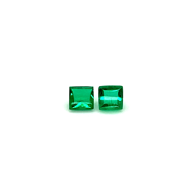 5.00x0.00x0.00mm Cushion Sugar Loaf Emerald (2 pc 1.21 ct)