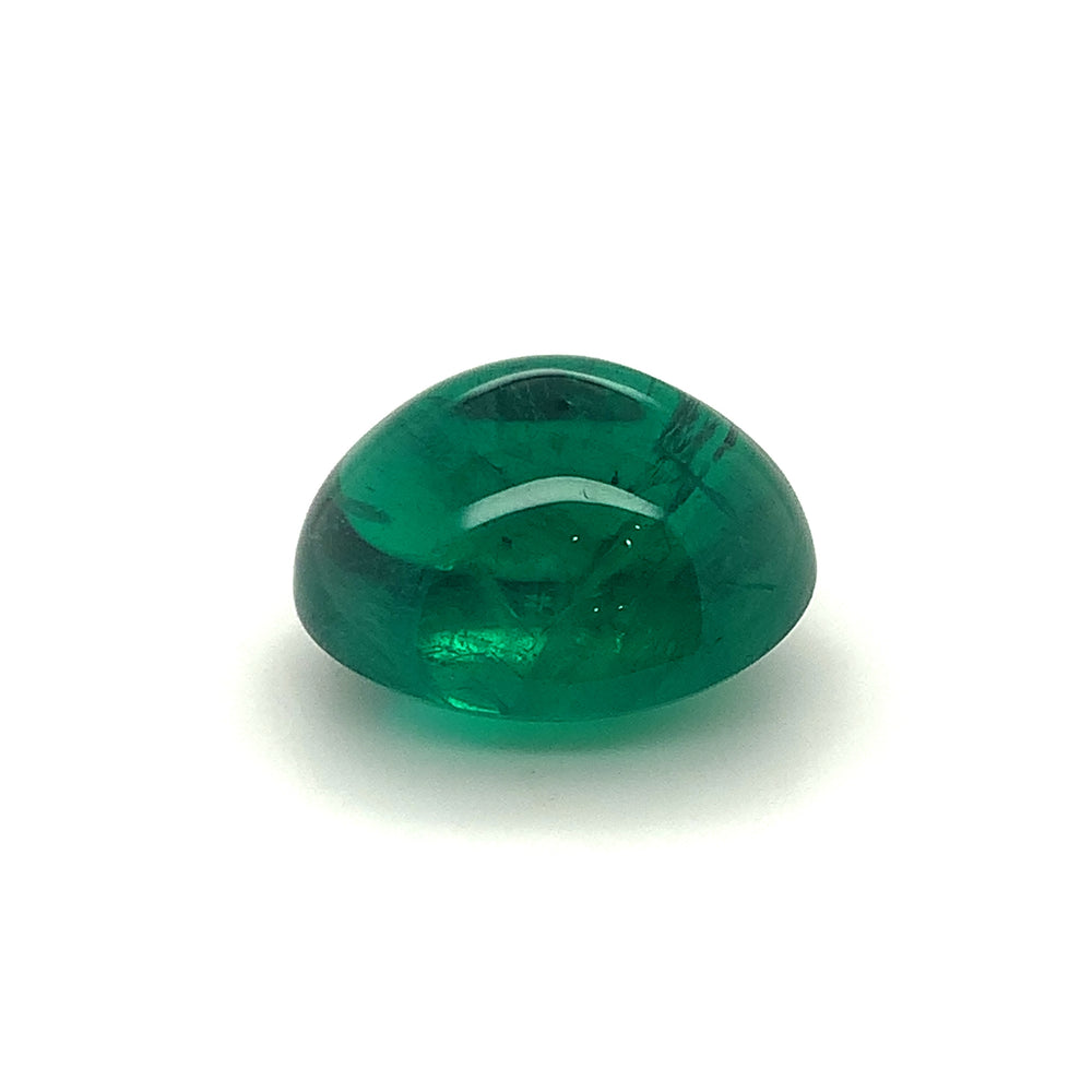 22.25x18.35x14.65mm Cab Oval Emerald (1 pc 37.95 ct)