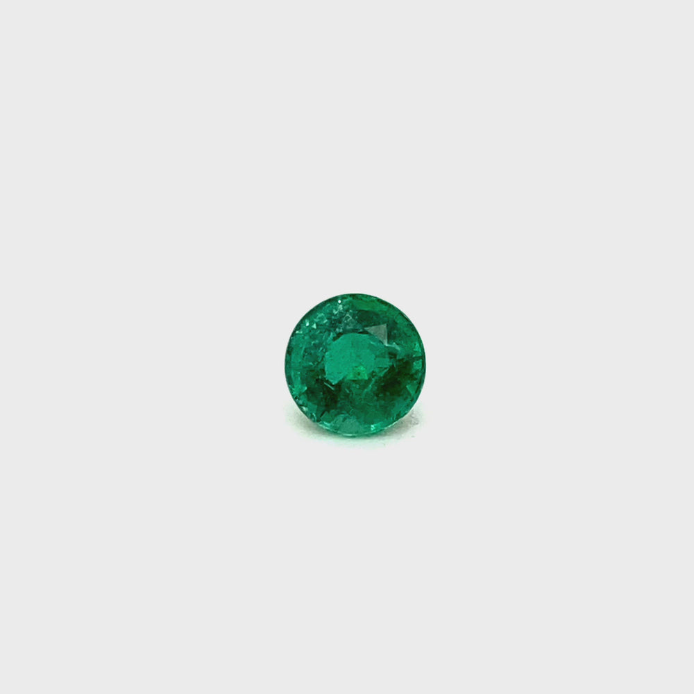 
                  
                    Load and play video in Gallery viewer, 7.32x7.36x4.97mm Round Emerald (1 pc 1.57 ct)
                  
                