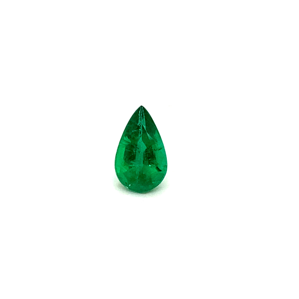 10.20x6.30x4.60mm Pear-shaped Emerald (1 pc 1.48 ct)