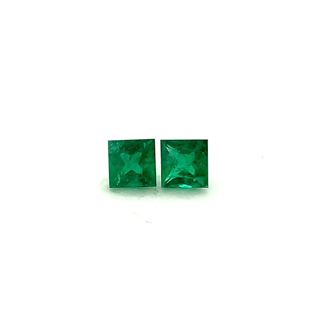6.28x6.20x4.53mm Square Emerald (2 pc 2.40 ct)