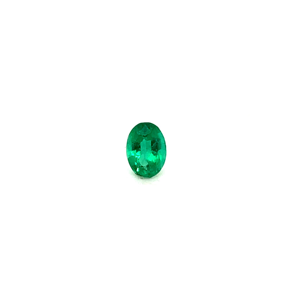 6.98x4.97x3.60mm Oval Emerald (1 pc 0.71 ct)