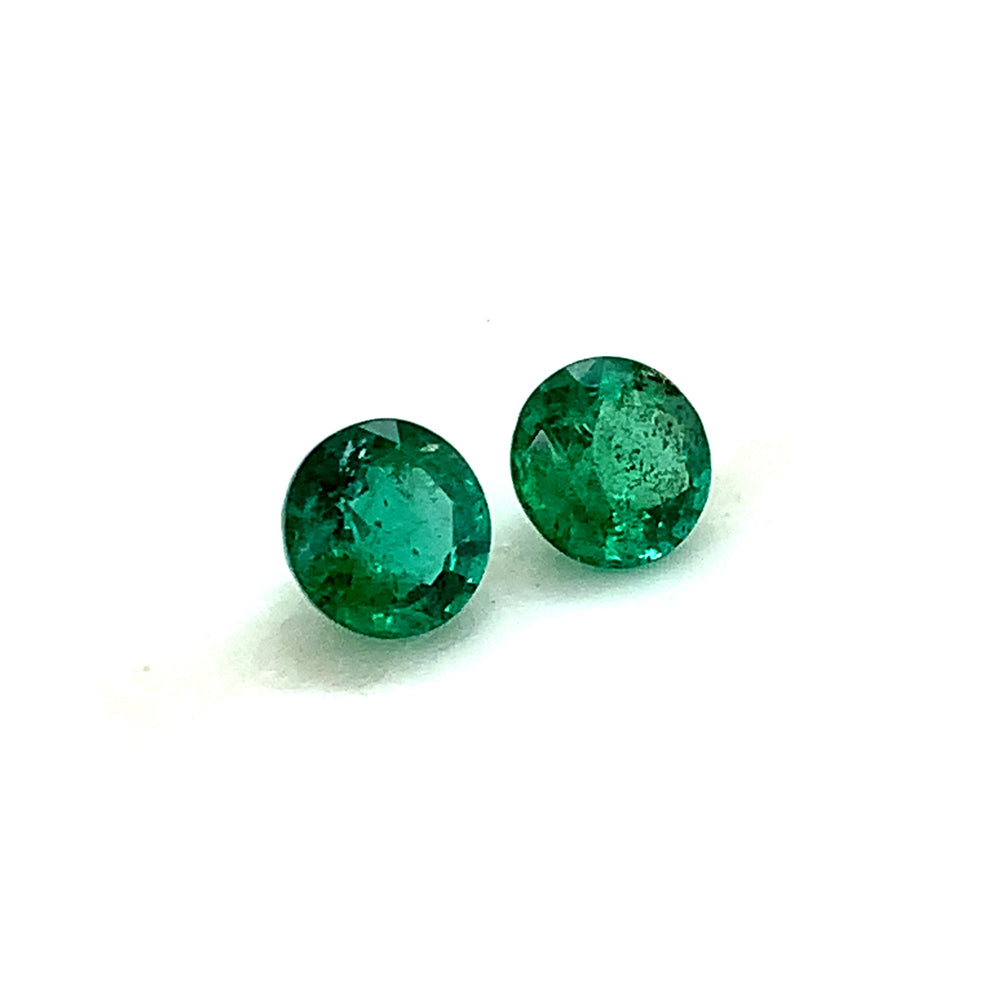
                  
                    Round Emerald (2 pc 3.36 ct)
                  
                