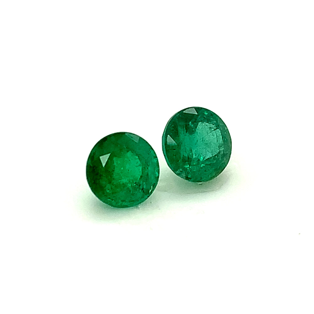 
                  
                    Round Emerald (2 pc 2.63 ct)
                  
                