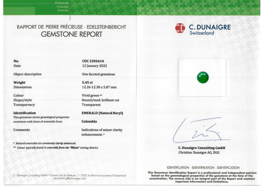 
                  
                    12.26x12.30x5.87mm Round Emerald (1 pc 5.45 ct)
                  
                
