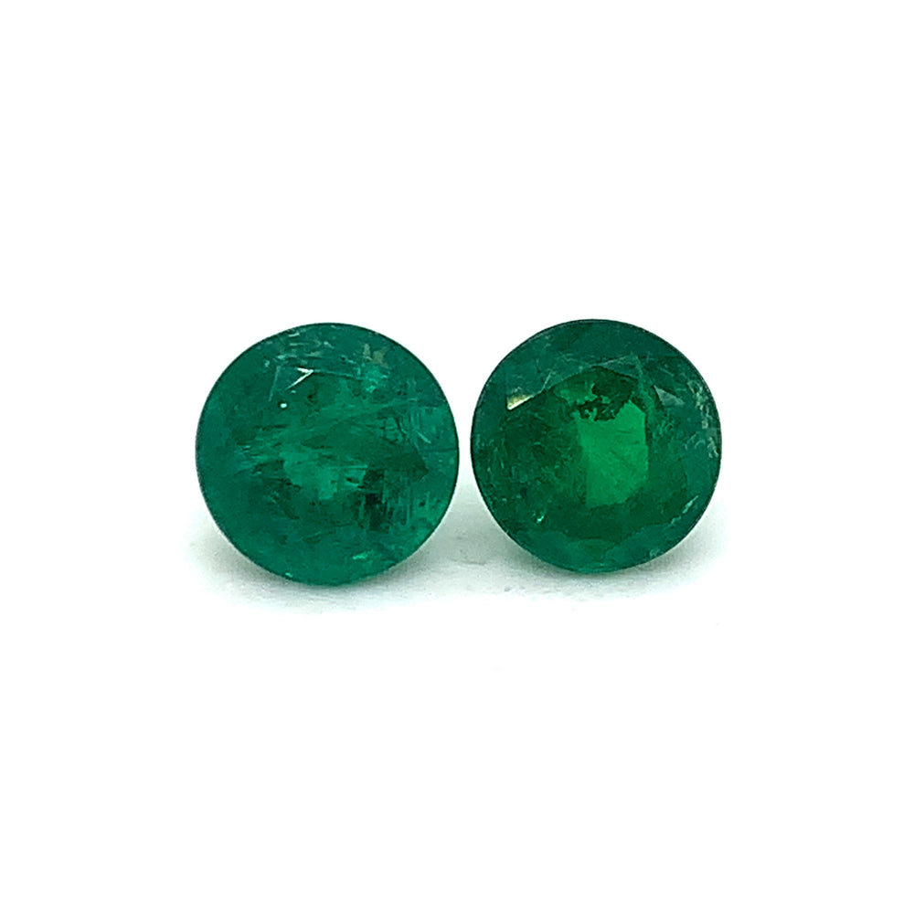 
                  
                    Round Emerald (2 pc 5.46 ct)
                  
                