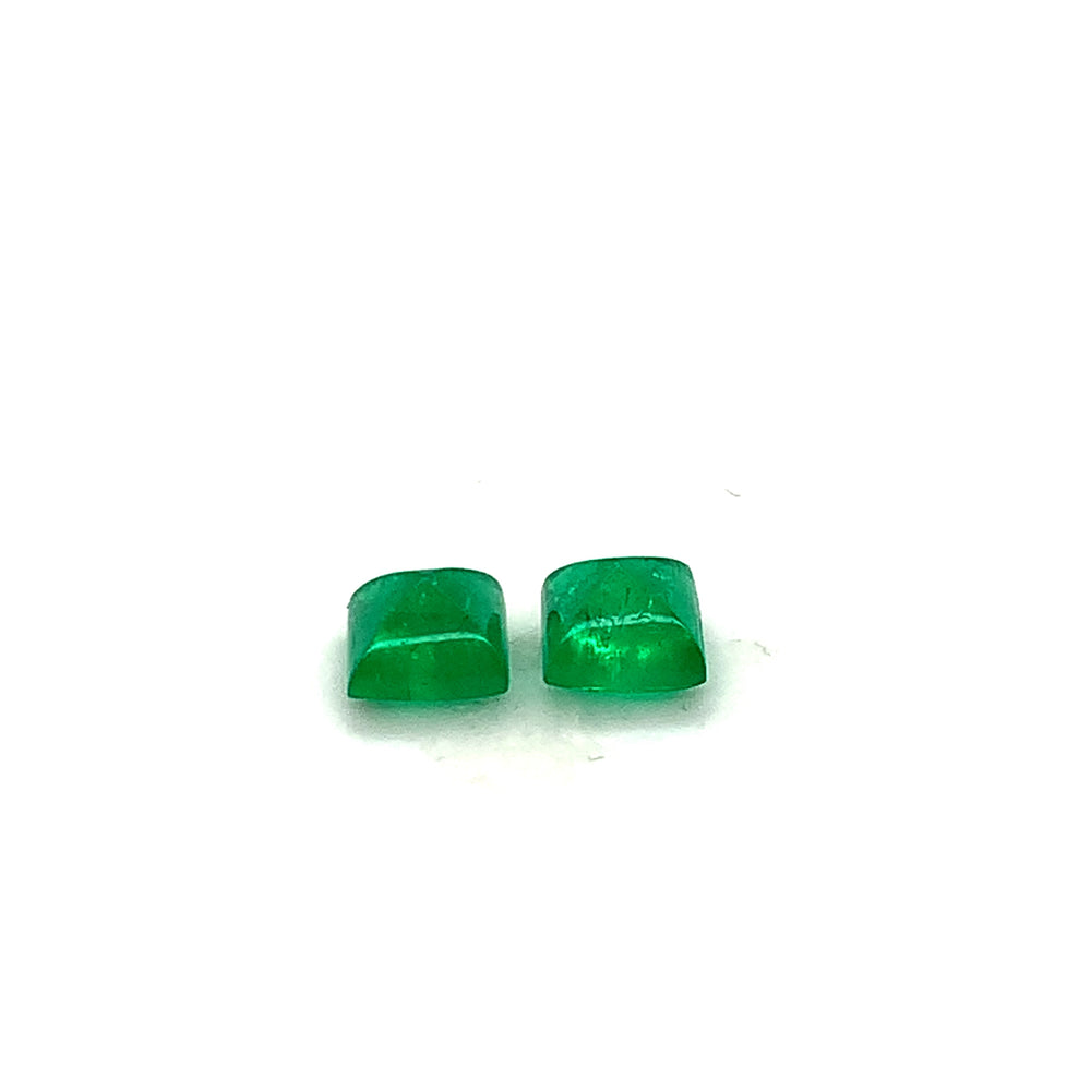 5.20x0.00x0.00mm Cushion Sugar Loaf Emerald (2 pc 1.50 ct)