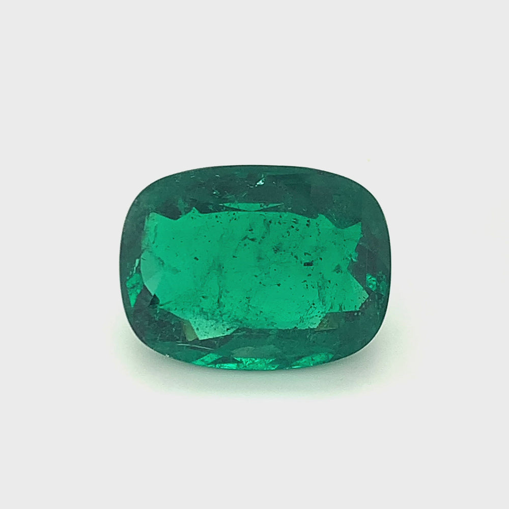 
                  
                    Load and play video in Gallery viewer, 23.85x18.05x9.51mm Cushion Emerald (1 pc 28.26 ct)
                  
                
