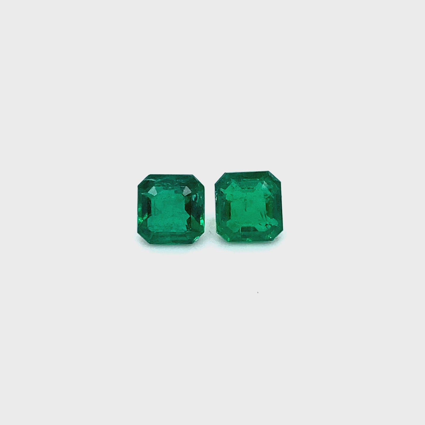 6.22x5.90x9.66mm Octagon Emerald (2 pc 1.97 ct)