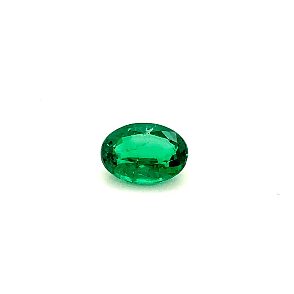 
                  
                    Load and play video in Gallery viewer, 11.88x8.56x5.25mm Oval Emerald (1 pc 3.42 ct)
                  
                