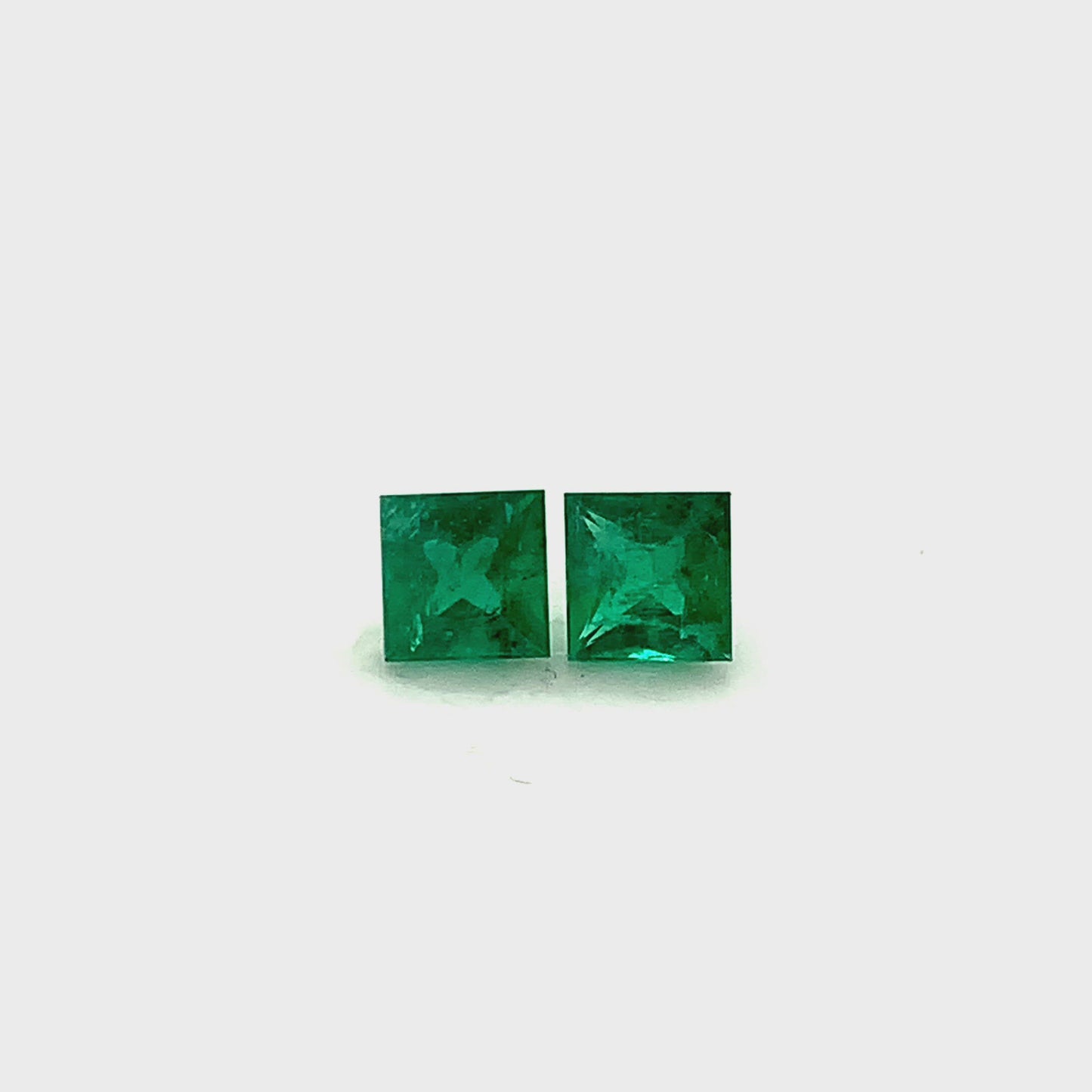 6.28x6.20x4.53mm Square Emerald (2 pc 2.40 ct)