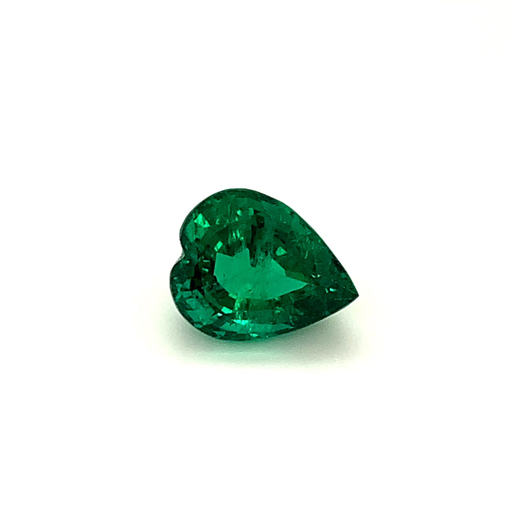 
                  
                    Load and play video in Gallery viewer, 12.63x10.13x7.42mm Heart-shaped Emerald (1 pc 5.01 ct)
                  
                