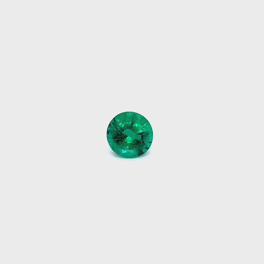 
                  
                    Load and play video in Gallery viewer, 7.93x8.02x5.55mm Round Emerald (1 pc 1.83 ct)
                  
                