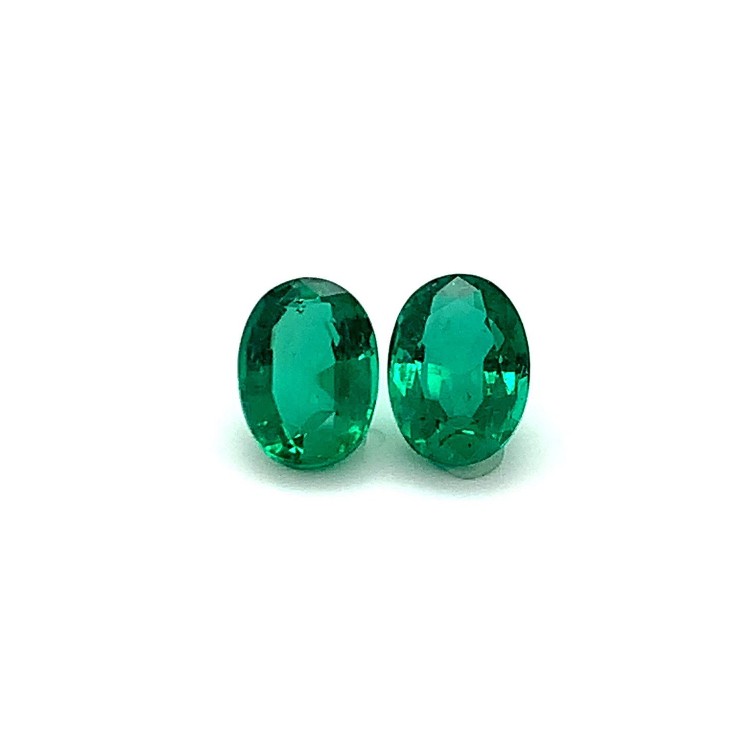 10.45x7.68x5.53mm Oval Emerald Pair (2 pc 5.14 ct)