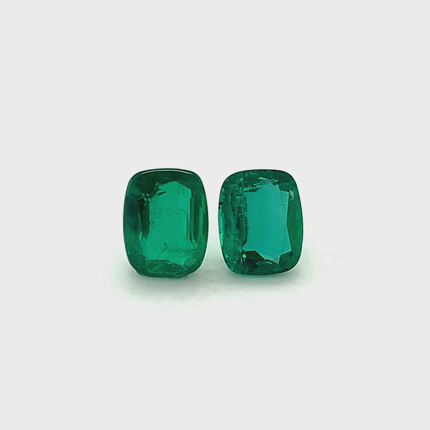 9.17x7.37x4.43mm Cushion Emerald Pair (1 pc 2.20 ct)